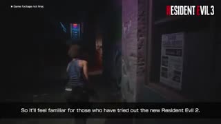 گیم پلی کوتاهی از بازی رزیدنت اویل 3 - Resident Evil 3 Remake Short Gameplay