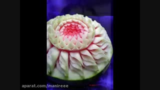 ویژه شب یلدا - انواع میوه آرایی و تزیین هندوانه شب یلدا