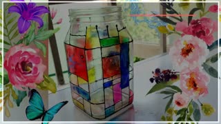 آموزش نقاشی روی شیشه | www.118file.com