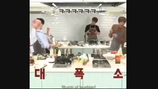 صحنه ی تاریخی اشپزی جونگ کوک