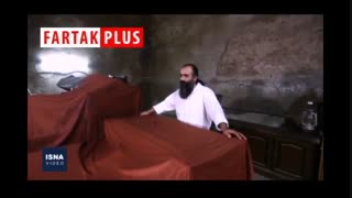 هنرنمایی بی‌نظیر با ساز ایرانی شبیه به دار قالی