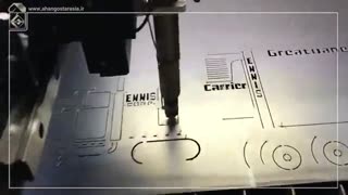 برش ورق فولادی با دستگاه cnc
