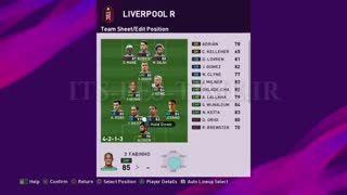 بهترین ترکیب تیم لیورپول در PES2020