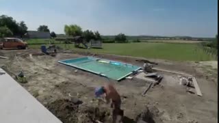 نحوه نصب استخر پیش ساخته اینتکس به صورت توکار