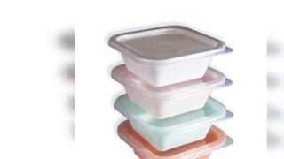 ظرف نگهدارنده مربع روبیک پلاستیک (فریزری)