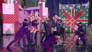 اجرای آهنگ "Santa Claus Is Coming To Town" توسط آر ام و جیمین در اوپنینگ مراسم اس بی اس گایو دجون