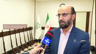 کشف محموله سلاح با نشان "USA" در اصفهان