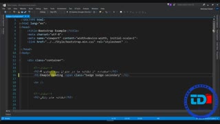 |آموزش طراحی سایت| کار با نشان برجسته Badges در Bootstrap 4 |