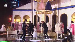 اجرای آهنگ  Feliz Navidad   توسط جیهوپ و جین در افتتاحیه مراسم SBS 2019