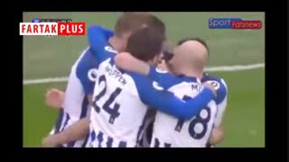 لحظه گل‌زنی جهانبخش برای برایتون