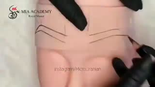 آموزش قرینه سازی و طراحی ابرو