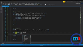 |آموزش طراحی سایت|کار با List Group در بوت استرپ 4 |