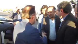 استقبال از دکتر واعظی رییس دفتر رییس جمهور و سرپرست نهاد ریاست‌ جمهوری در شهرستان دامغان لمینت