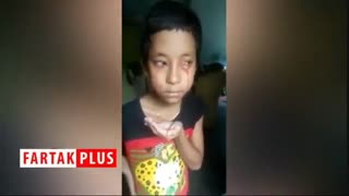 عرق و اشک‌های خونین دختر بچه هندی شوکه کننده است