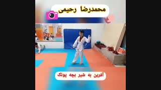 #فرم یک  تکواندو تگوگ ایل جانگ  محمدرضا رحیمی (پونک زنجان)