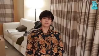 ویلایو جدید تهیونگ به مناسبت تولدش ( زیرنویس فارسی ) taehyung birthday vlive