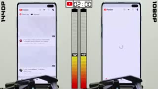 مقایسه مصرف باتری گوشی Galaxy S10 در دو رزولوشن FullHD+ و QuadHD+