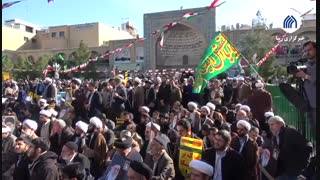 اجتماع باشکوه مردم انقلابی قم در مراسم یوم الله ۹ دی