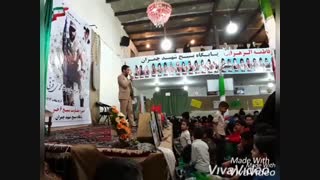 اجرای مجری  ابراهیم الهی در یادواره شهدای محله قرقی