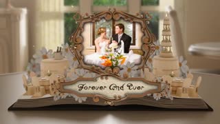 دانلود رایگان پروژه افترافکت عروسی Wedding Album Pop up Book