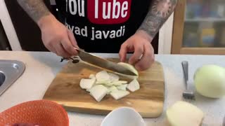 آموزش قیمه شاهی(رستورانی) و راز خوش رنگ و عطر کردن