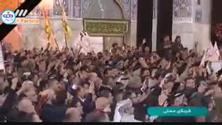 مراسم تشییع پیکر شهیدان حاج قاسم سلیمانی و ابومهدی المهندس در کربلای معلی