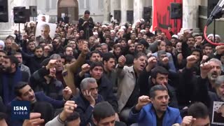 تجمع طلاب در محکومیت ترور سردار سلیمانی