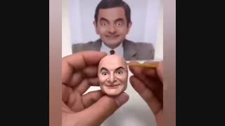 سآخت مستر بین بآ خمیر مجسمه سآزی :|