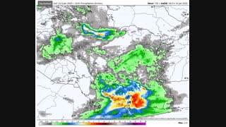 فعالیت سامانه بارشزا از عصر روز چهارشنبه 18 دیماه لغایت یکشنبه 22 دی 98