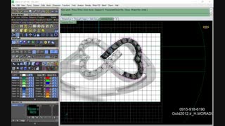 آموزش نرم افزار ماتریکس 9  تمرین 295 طراحی طلا  جواهر