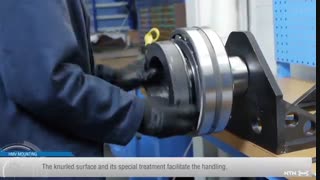 آموزش نصب بلبرینگ با مهره و چاکنت