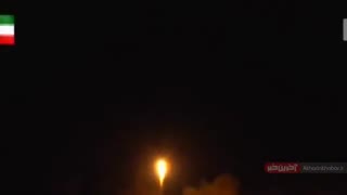 اولین تصاویر از شلیک موشک‌های سپاه به پایگاه تروریست‌های آمریکایی