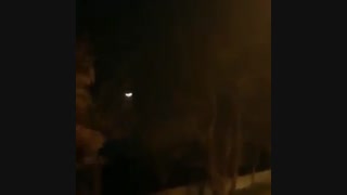 لحظه سقوط هواپیمای اوکراینی در حوالی شهریار
