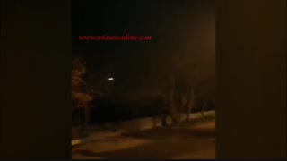 لحظه سقوط هواپیمای اکراینی