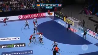 دیدار تیم های اسپانیا و لیتوانی  در مسابقات هندبال قهرمانی اروپا یورو2020