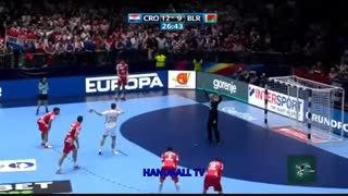 دیدار تیم های کرواسی و بلاروس در مسابقات هندبال قهرمانی اروپا یورو2020