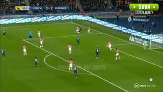 خلاصه بازی پاری سن ژرمن 3 - موناکو 3 (لیگ برتر فرانسه)