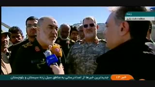 سرلشکر سلامی: تمام امکانات سپاه به مناطق سیل‌زده سیستان و بلوچستان گسیل می‌شود