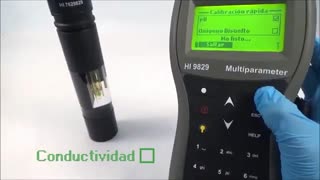 حراج ویژه اندازه گیری 14 پارامتر سنجش کیفیت آب هانا HANNA HI9829-تماس02133311427