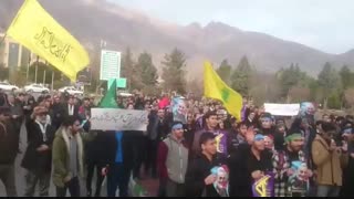 تجمع دانشجویان دانشگاه رازی در دیماه 98