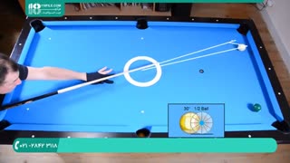 آموزش کنترل توپ در بیلیارد