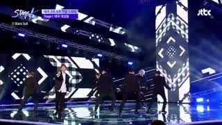 اجرای گروه تایلند با اهنگ Black Suit سوپر جونیور در برنامه استیج کی