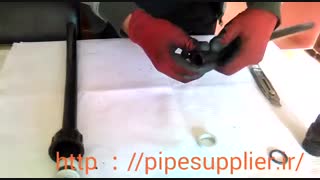 نصب اتصالات پیچی لوله پلی اتیلن  pipesupplier.ir