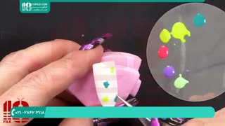 کاشت ناخن -طراحی پلنگی