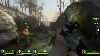 left for dead 2 شبکه ای برای گیم نت ها