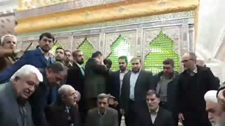 حضور دکتر احمدی نژاد در حرم امام و بهشت زهرا تزریق چربی