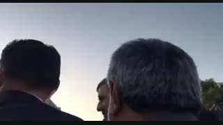 بدرقه پرشور مردم باوفای بندرعباس پس از سخنرانی دکتر احمدی نژاد