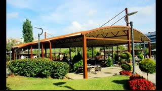 سایبان برقی تالار- سقف خیمه ایی حیاط- پوشش چادری فست فود-سقف کنترلی سفره خانه-