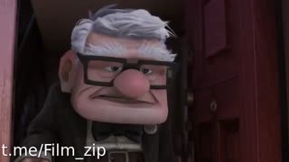 کلیپ زیبای ملاقات راسل و کارل در انیمیشن Up 2009