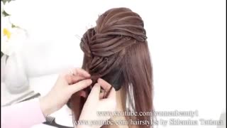 آموزش مدل مو دخترانه درهم مجلسی- مومیس مشاور و مرجع تخصصی مو